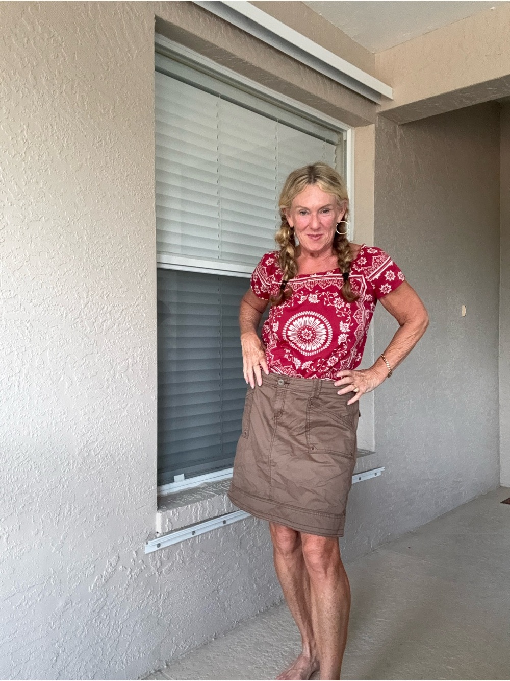 ❤️Aventura Taupe Utility Mini Skirt